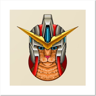 Feline Mecha: Gundam Helmet Edition 2 Posters and Art